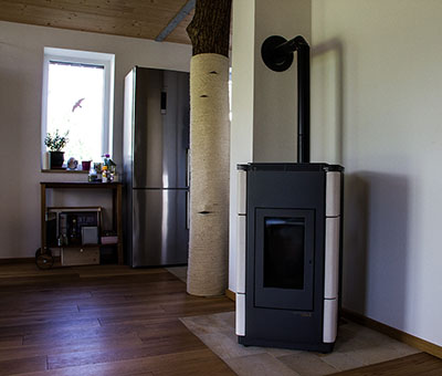 Musterhaus Pellet-Ofen